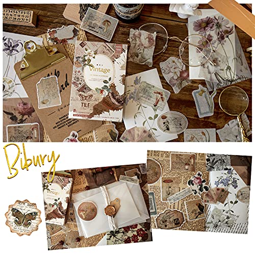 PAIVSUN 280Pcs Scrapbooking Supplies for Journaling, Aesthetic Vintage Stickers for Scrapbook Diary Planner Album Diary Notebook Card Making DIY Arts and Crafts