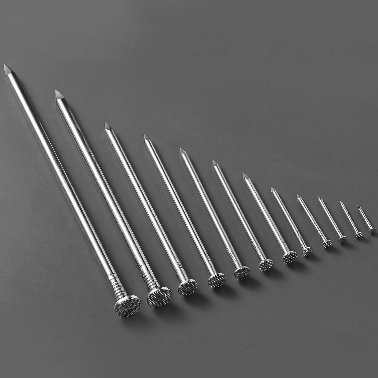 12,7 cm Hardware-Nägel, (65 Stück) 1,4 kg Edelstahl-Nägel, Nägel zum Aufhängen von Bildern, lange Nägel, Wandnägel, Holznägel