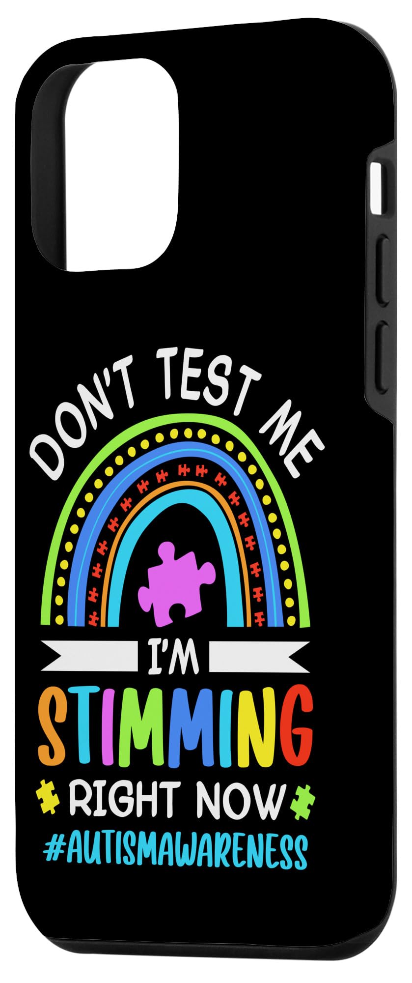 Funny Autism Spectrum Design for Autism Awareness Case for iPhone 12 mini - Image 2