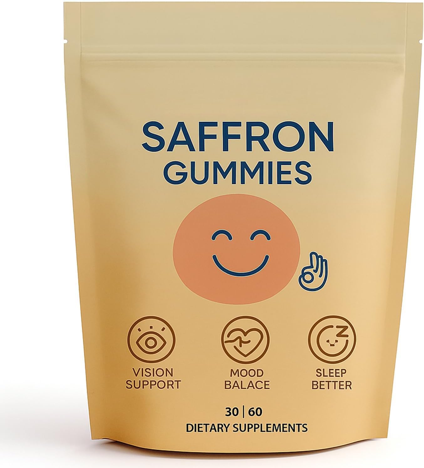 Saffron Gummies with saffron extract & botanicals (60)