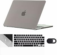 Vista 29 de Se7enline Funda compatible con MacBook Air de 15 pulgadas 2024 M4 M3 M2 para A2941/A3114/A3241, funda rígida mate para laptop, con funda protectora
