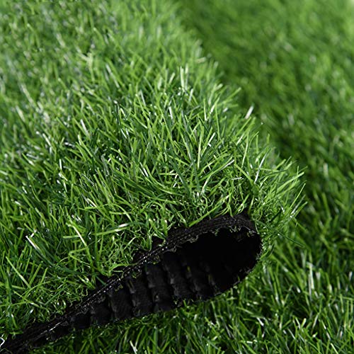 Outdoor artificial Perfect for Indoor and Outdoor Landscape Synthetic Turf Grass Encrypted artificial grasses of 20 mm and 30 mm thickness Artificial Lawn Rug with Drainage Holes and Rubber ,Green