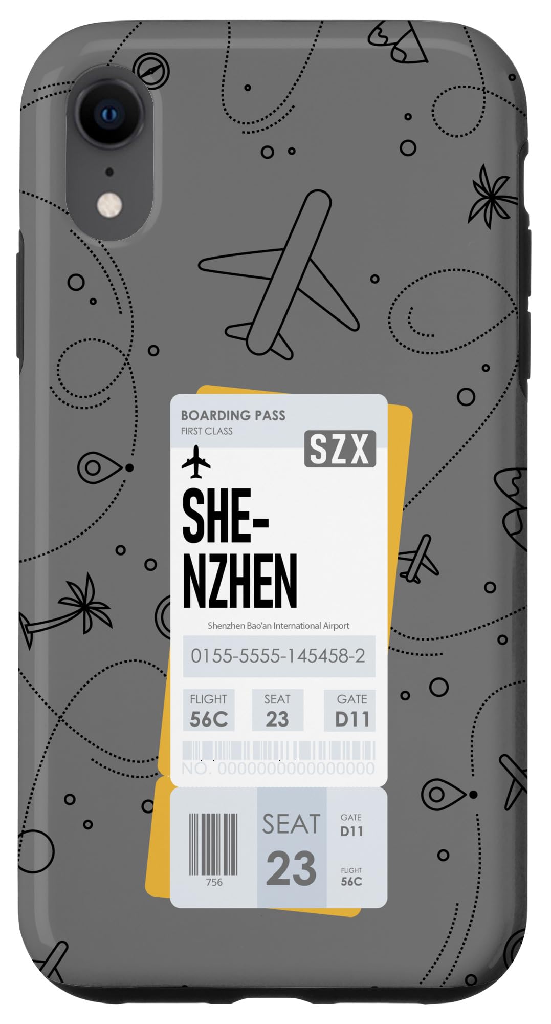 Amazon.co.jp: iPhone XR SHENZHEN SZX Boarding Pass Air Flight