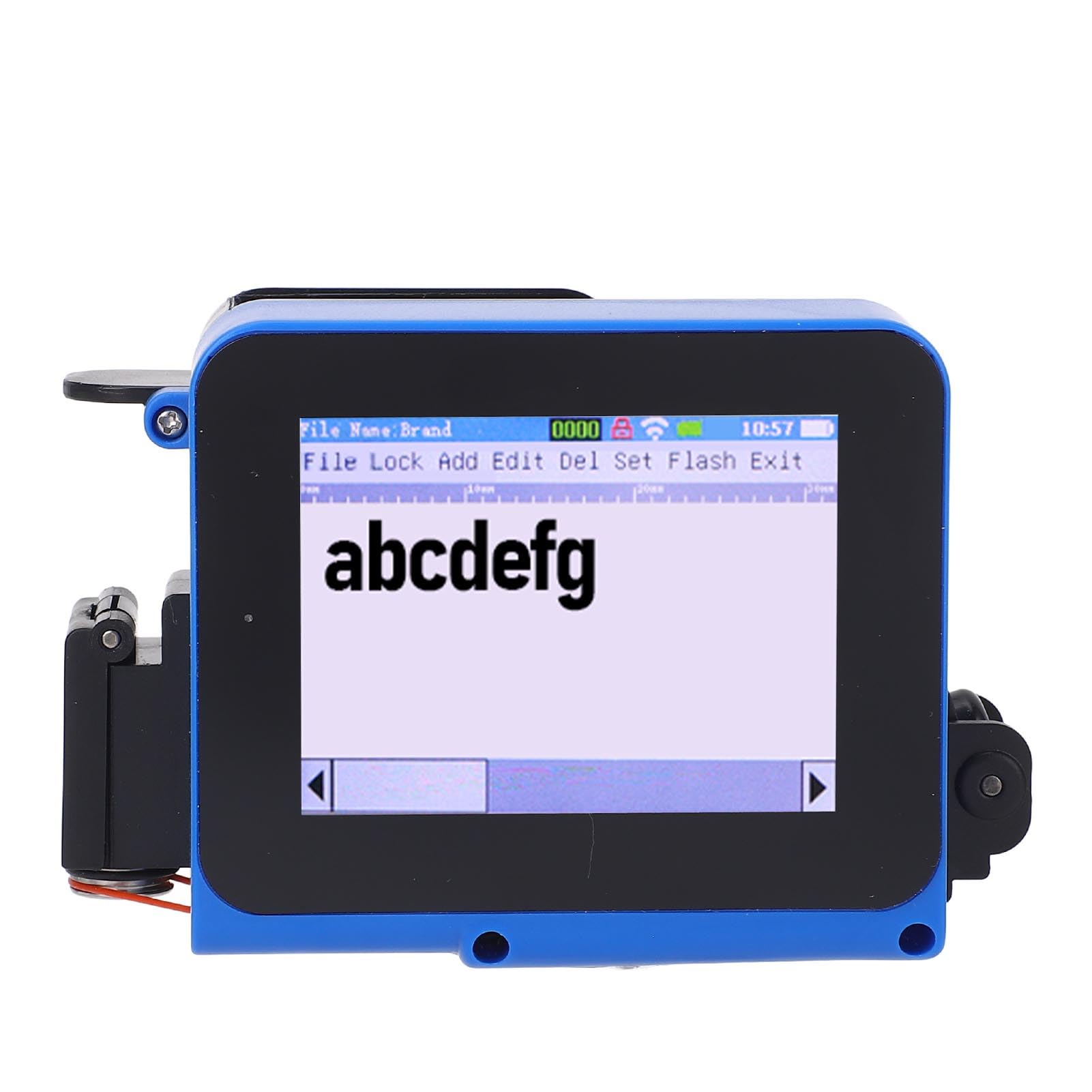 Luocute Stampante a Getto D'Inchiostro Portatile, Touchscreen 4,3 Pollici Ad Alte Prestazioni, Stampa Versatile, Batteria Personalizzabile, Batteria Duratura, Programmatore a Getto