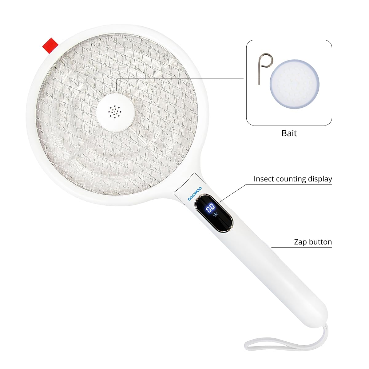 Hygiene System Kit Antizanzare: Insetticida Zapi Tator BIA Next 5 L + Racchetta Elettrica (Bianco) – Contro Zanzare, Mosche e Insetti Volanti per Giardini e Terrazze