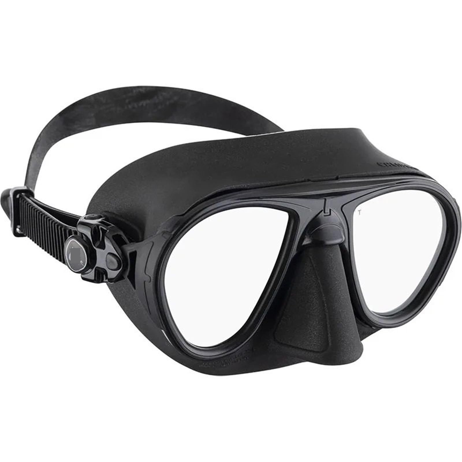 Maschera da snorkeling Maschera Maschera subacquea per apnea, antiappannamento, basso volume, ampia visuale, vetro temperato, 2 finestre, rivestimento opaco