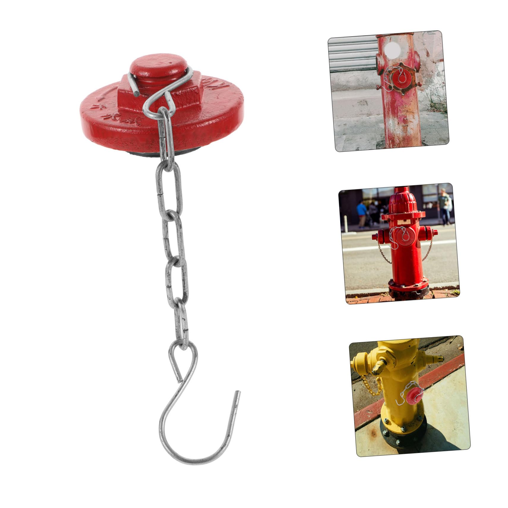 Tapa Para Hidrantes De Incendios Cadena Adaptador De Hidrante Accesorio De Seguridad Contra Acceso No Autorizado