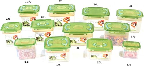 Miniatura 2 de E-Jen Premium Kimchi Sauerkraut - Contenedor para fermentación de probióticos con tapa de vacío interior Verde terracota