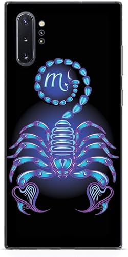 Inspired Cases - Funda compatible con Galaxy Note 10 Plus - Funda protectora con textura 3D para Samsung Galaxy Note 10 Plus - Zodiaco neón -