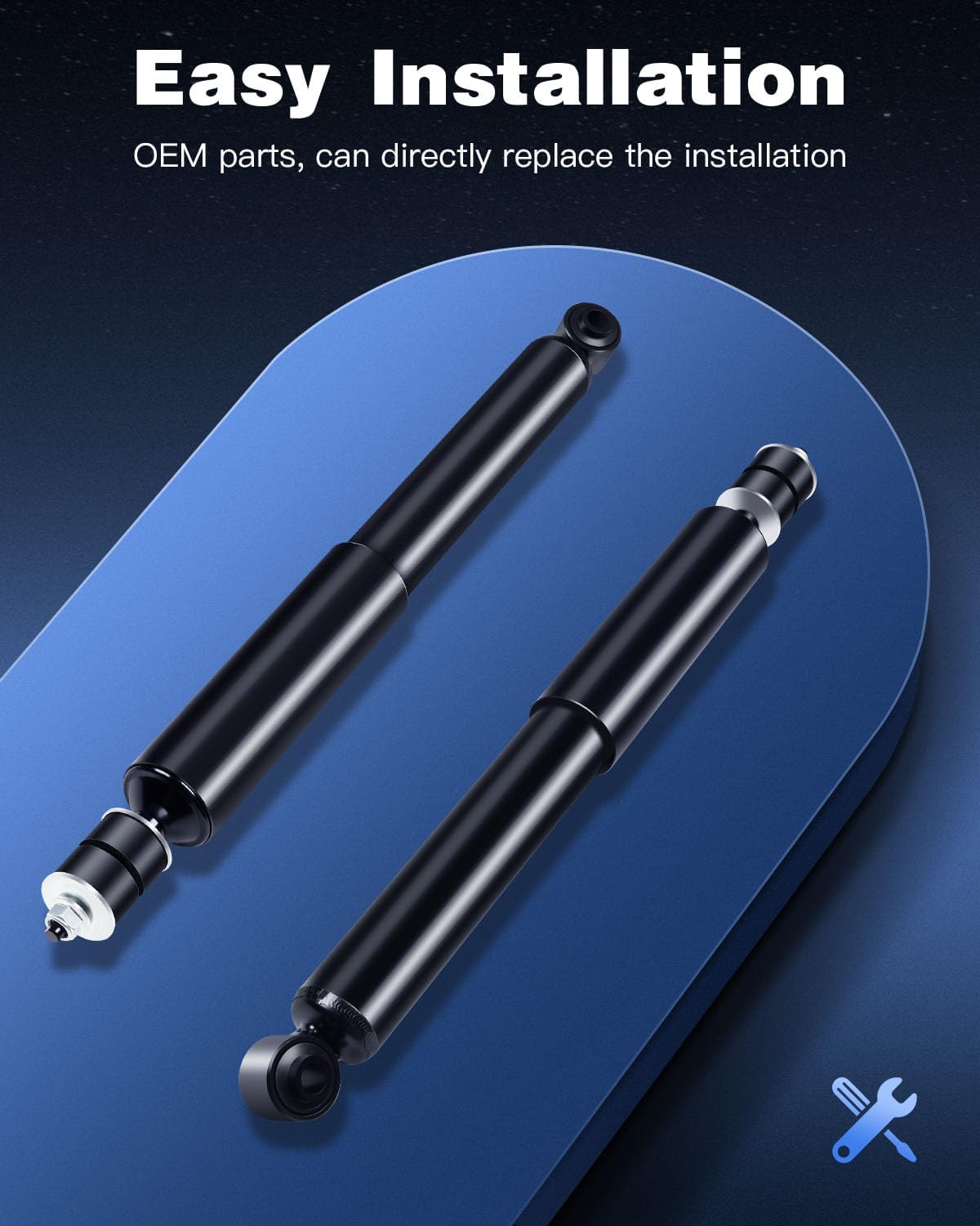 ECCPP shock Struts shock absorbers for 2007-2009 for Kia Sorento shock Struts for 349115 Rear shocks