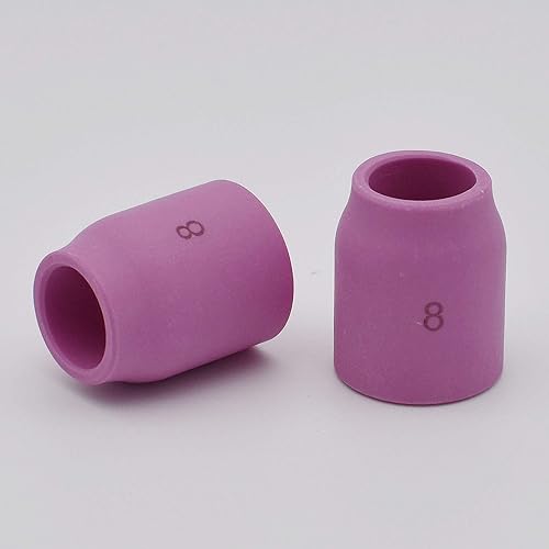 Miniatura 4 de 10PK TIG lente de gas boquilla de alúmina taza cerámica 53N61S 8 # 12 "para SR WP- 920 y SR WP-171826 TIG soldadura antorcha