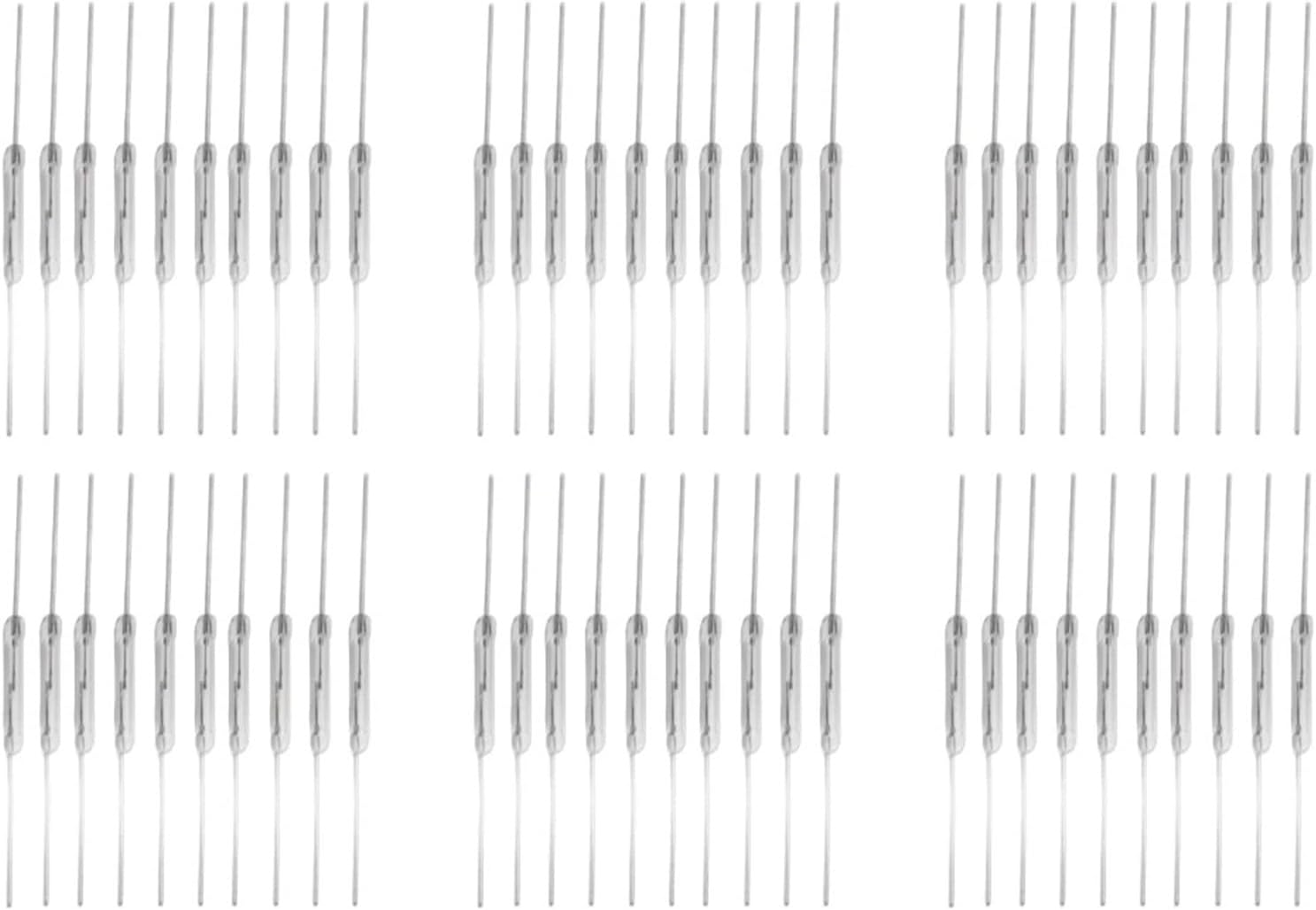 100-10pcs N/O Switch Magnetic Switch 2 * 14mm Normally Open Magnetic Induction Switchs DIY Switchs(50pcs)