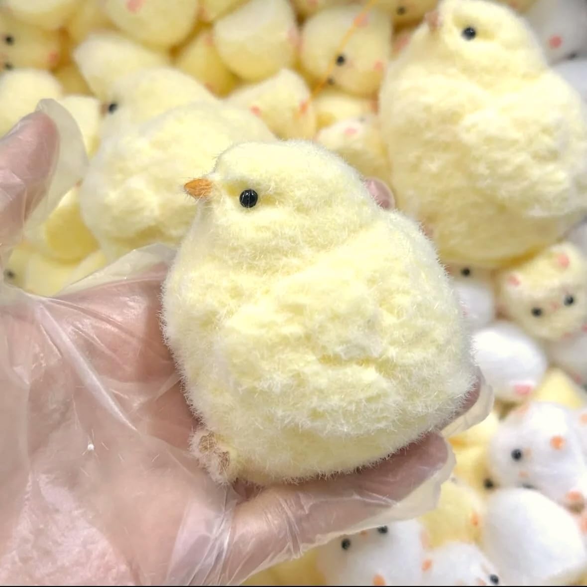 1pcs New Handmade Chick Squishy Toys Ultra Soft Squishy Fidget Toys Silicone Squeeze Toys for Stress Relief ( Chicken ) (Chick, 1)
