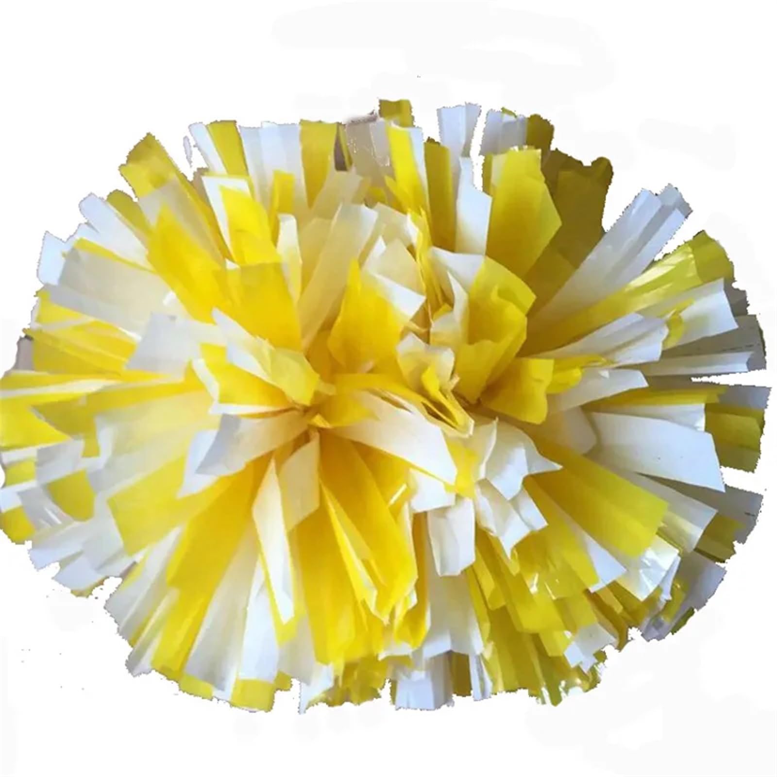 Pompons de Cheerleading, Pompons de Pom-Pom Girl Sport 2 pièces, 32 cm, poignée bâton, Pompon
