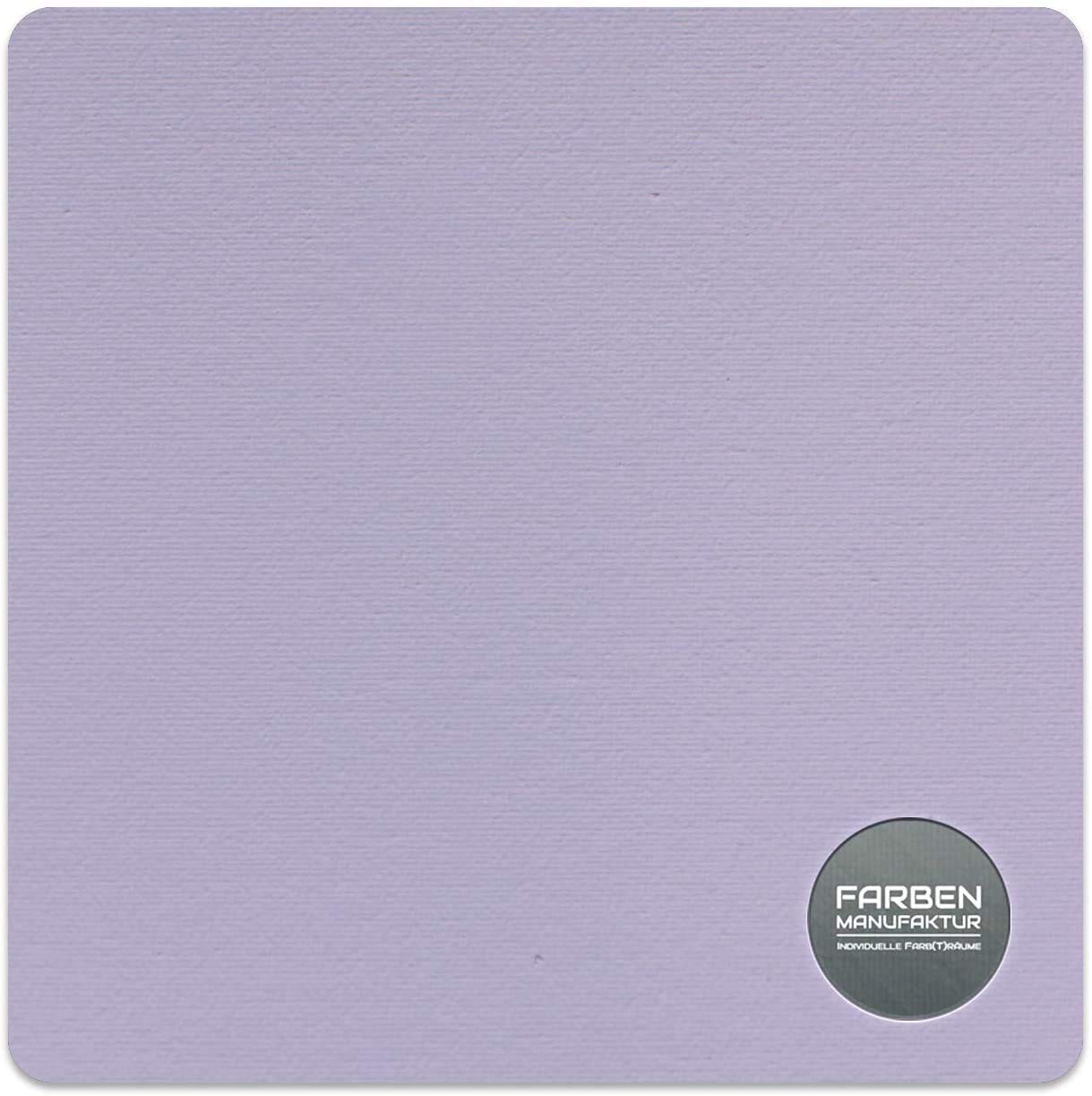 Pintura para paredes interiores multicolores, alta opacidad, sin disolventes, 1 capa opaca (5 l, lavanda)