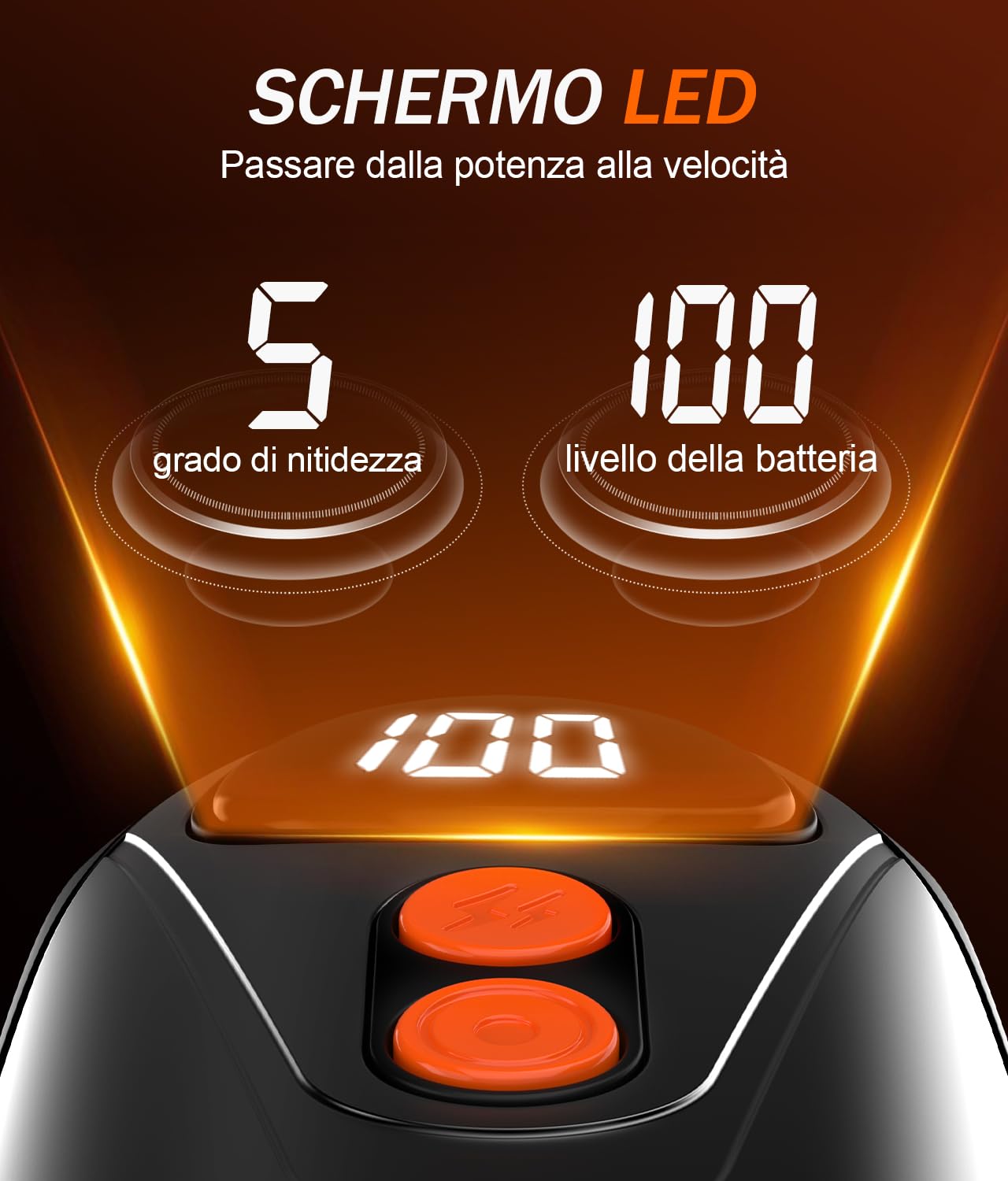 Scaldamani Elettrico 2 Pezzi, Scalda Mani Ricaricabile Portatile 6000mAh, 5 Livelli di Riscaldamento, Scaldamani Riutilizzabile per Campeggio, Escursionismo, Caccia, Regalo per Uomini e Donne