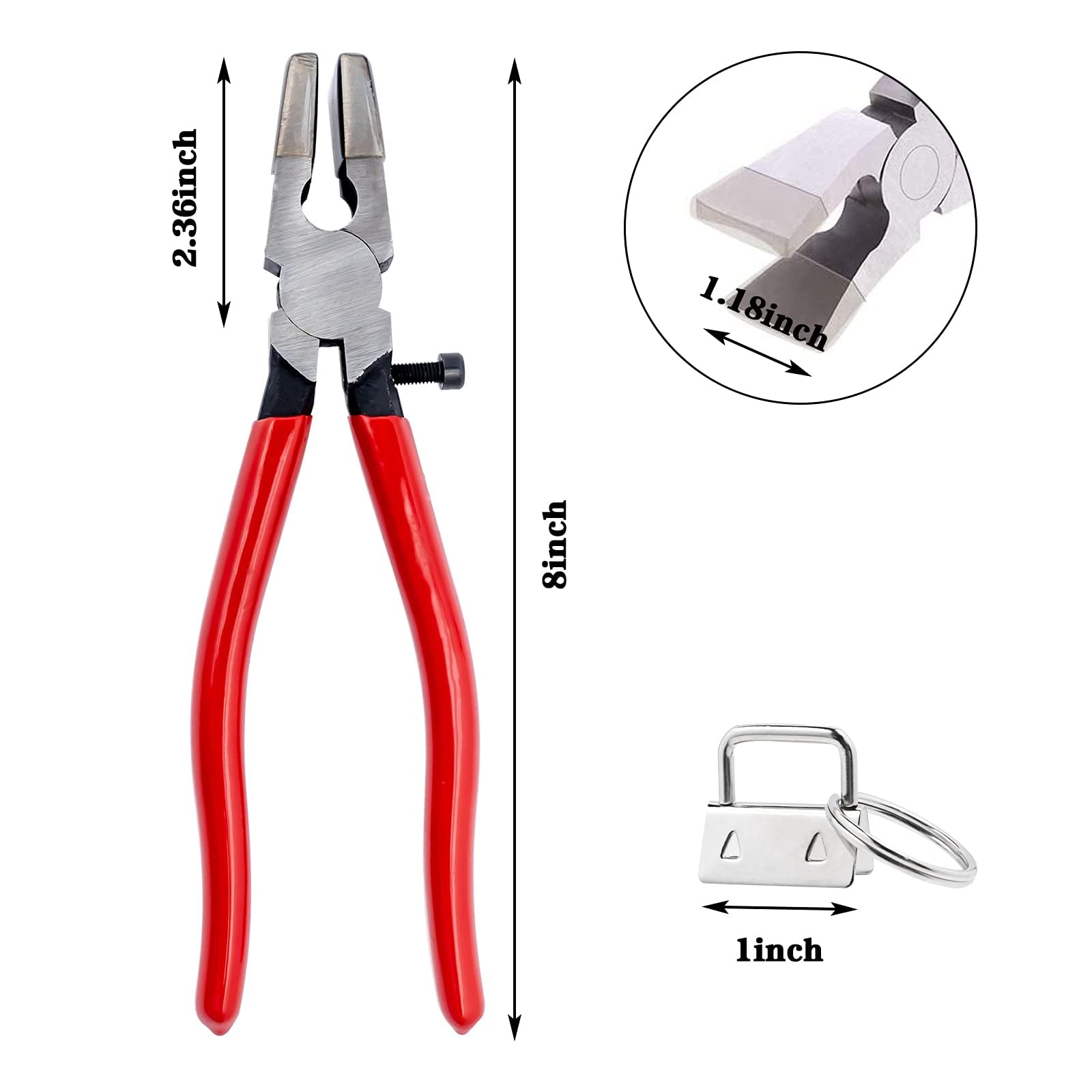 73 Sets 1 inch Key Fob Hardware - Image 2