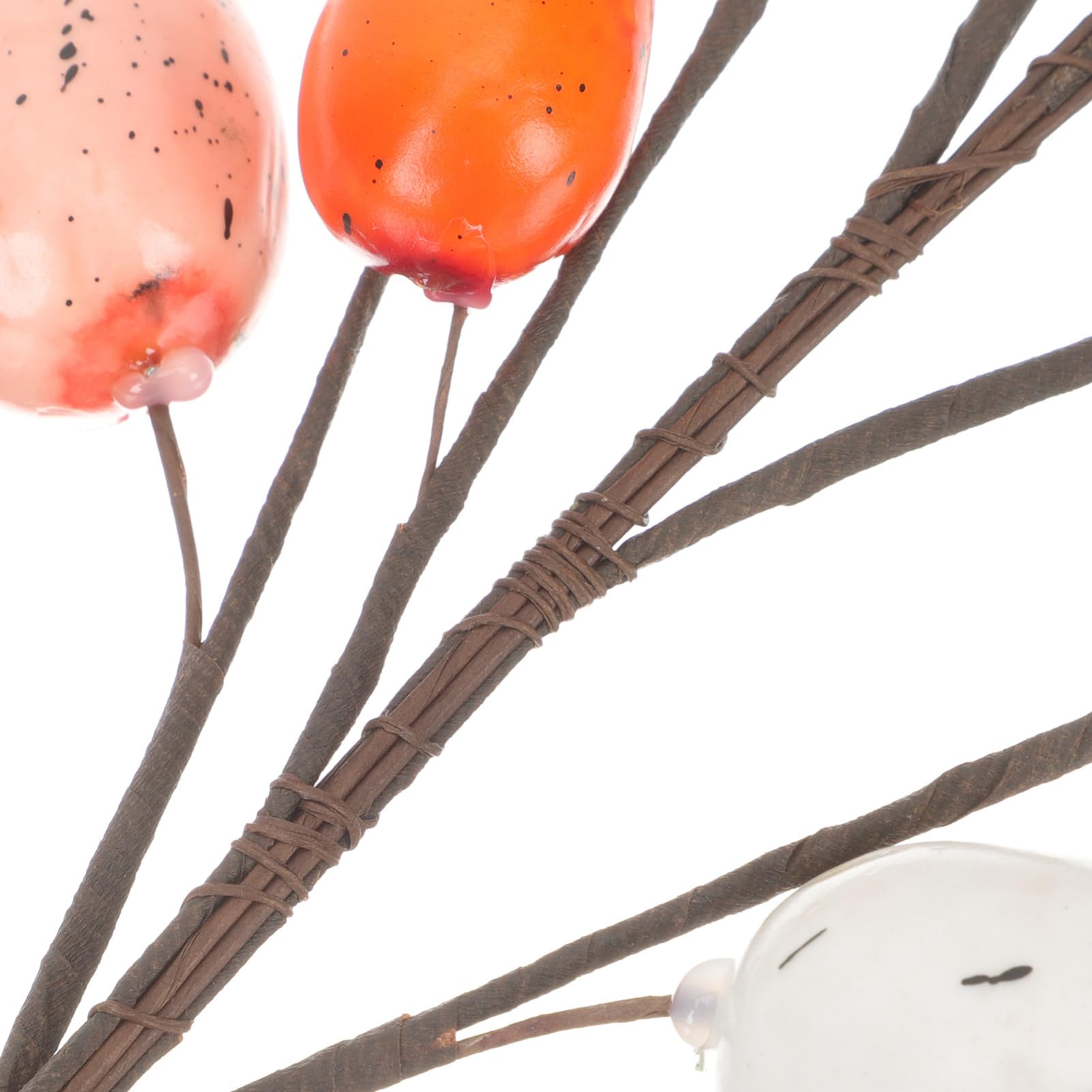 Cabilock 4 Set Uova Di Pasqua Coniglietto Di Pasqua Cestino Plettri Per Uova Fai Da Te Ornamenti Di Rami Di Uova Finte Forniture Per Feste Bouquet Di Uova Schiuma Colorful 2 Pezzi * 4