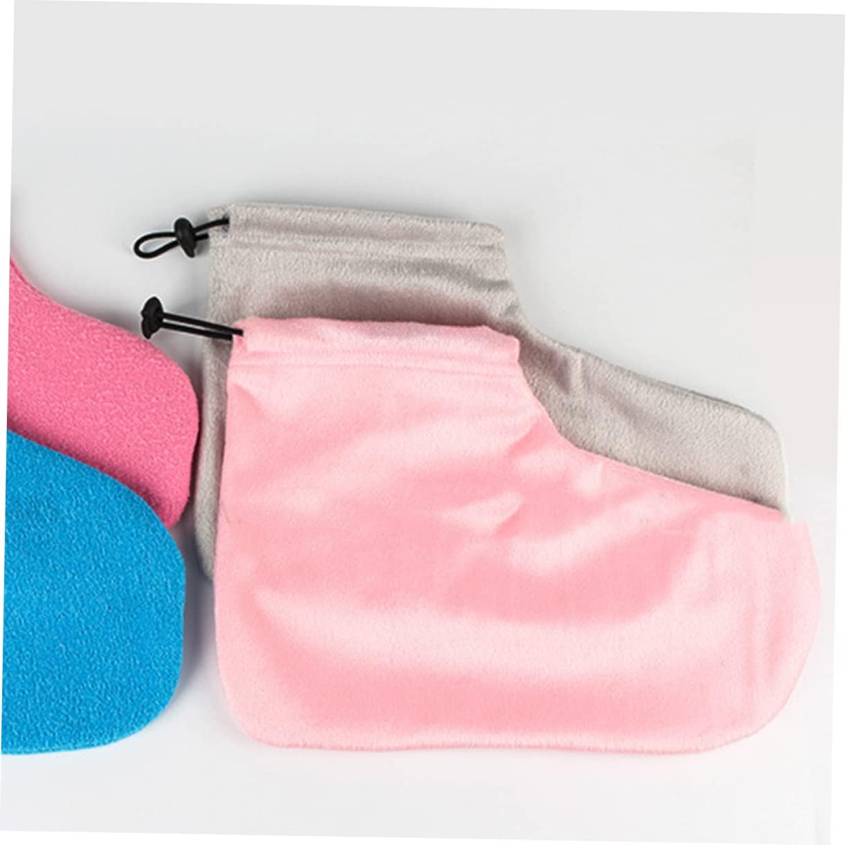 WOONEKY 2 Pair Foot Warmer Wraps Thermal Massage Spa Foot Mask for Beauty Salon