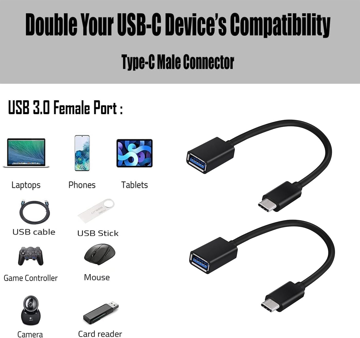 USB-C Device Compatibility with Tek Styz OTG Adapter