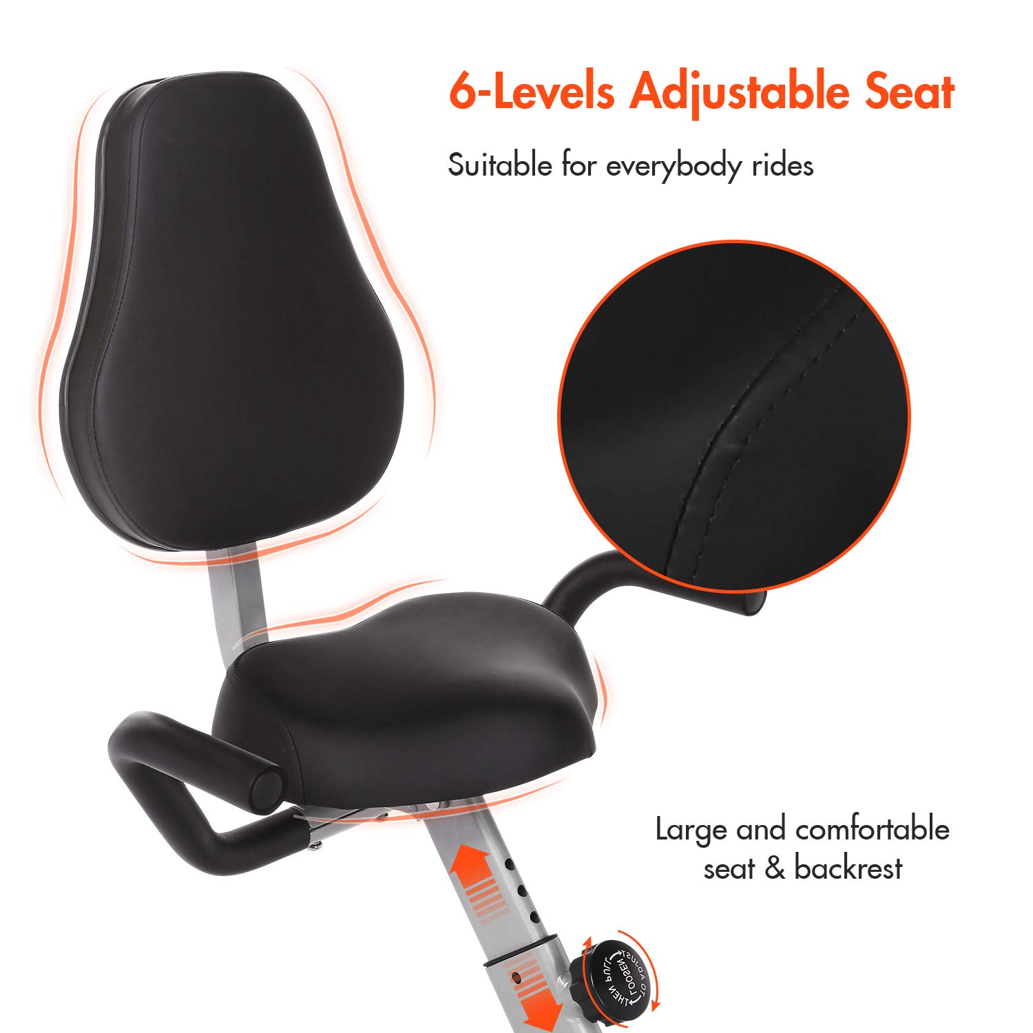 ANCHEER Vélo D'apparteent Biking, Volante DeInercia De 8/18 Kg, Avec