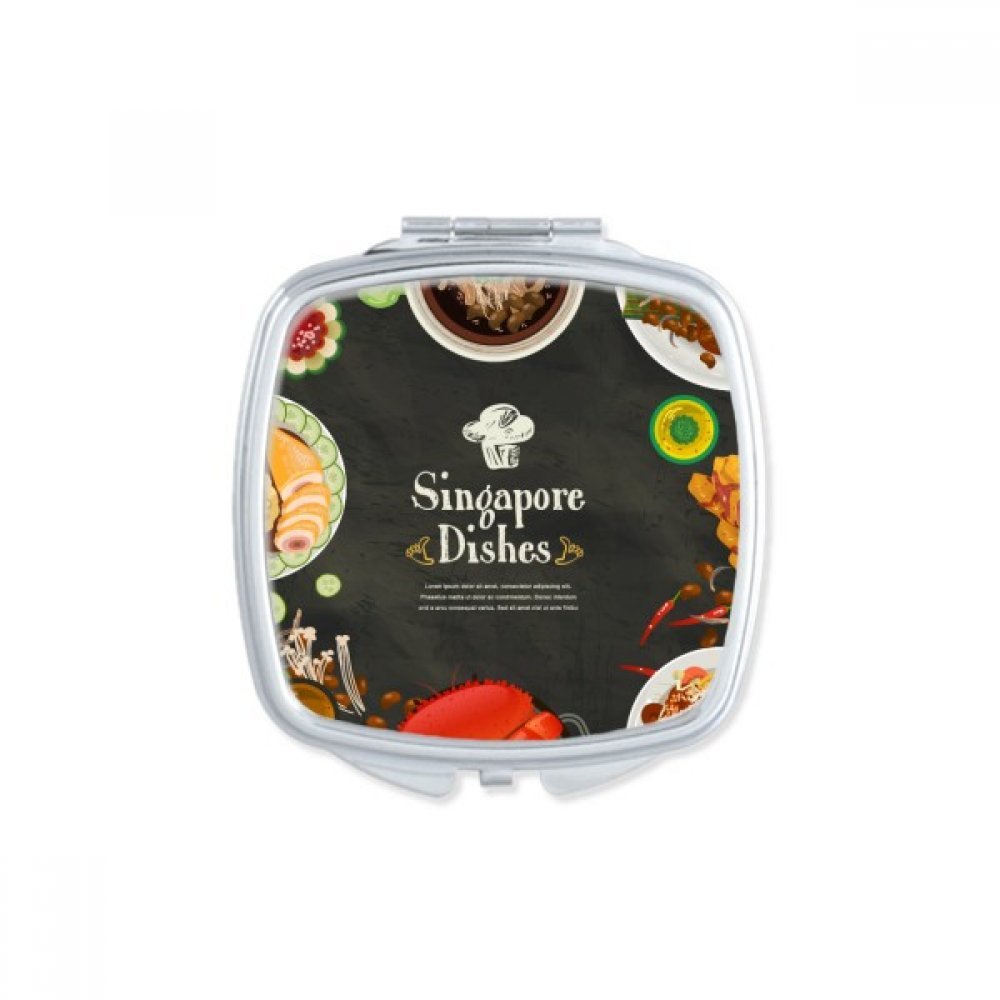 Miroir de poche compact Singapour pour corriger le maquillage