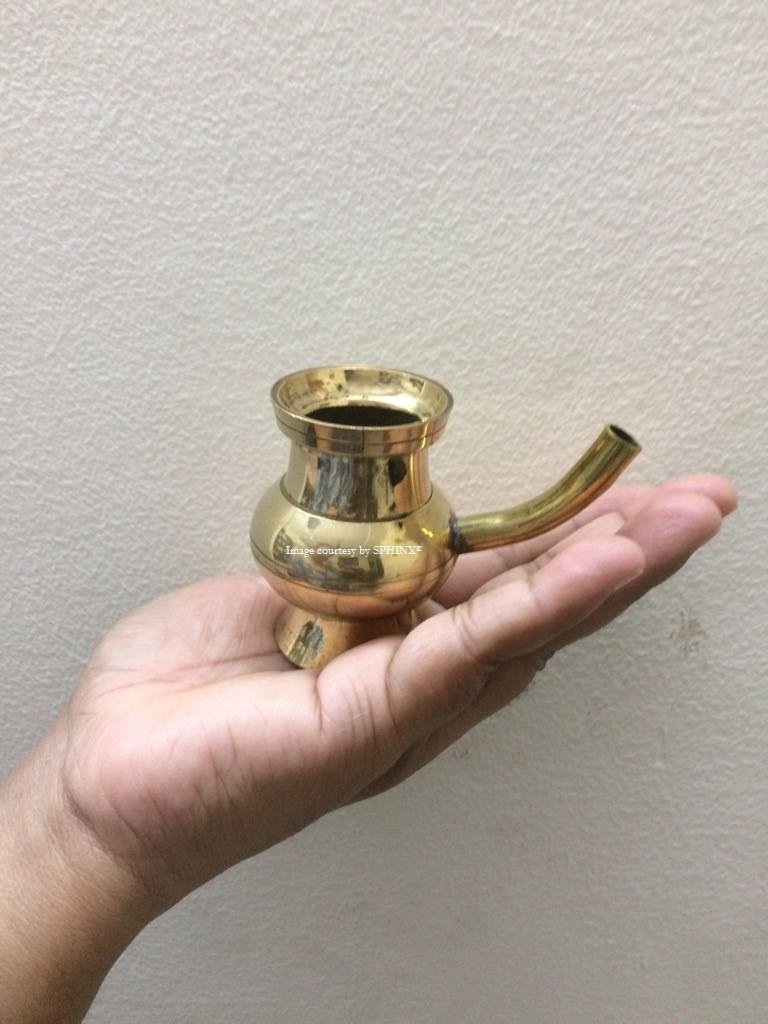 SPHINX Small Brass Pooja Kalash Lota - (Diameter 5 cm)