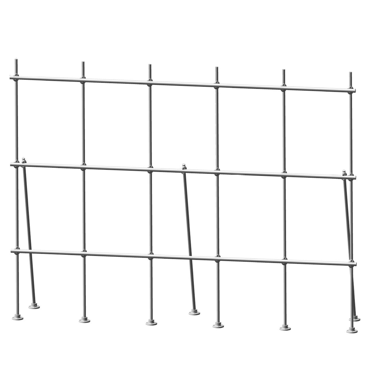 4 Foot Aluminum Table Top Mount Lab-Frame Kit for Fume Hoods