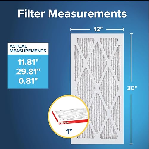 Vista 74 de Filtrete - Filtro de aire MERV 11 y MPR 1000, 20x24x1 pulgadas, filtro electrostático plisado de 1 pulgada para 3 meses, para caldera y aire
