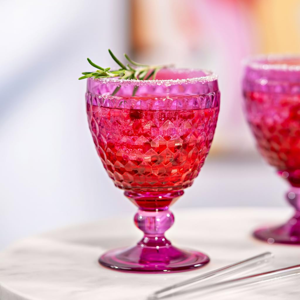 Villeroy & Boch Boston Berry Gläser-Set 12-teilig | Rotweingläser (310 ml), Weißweingläser (230 ml) und Sektgläser (145 ml) für 4 Personen | Kristallglas | Spülmaschinengeeignet