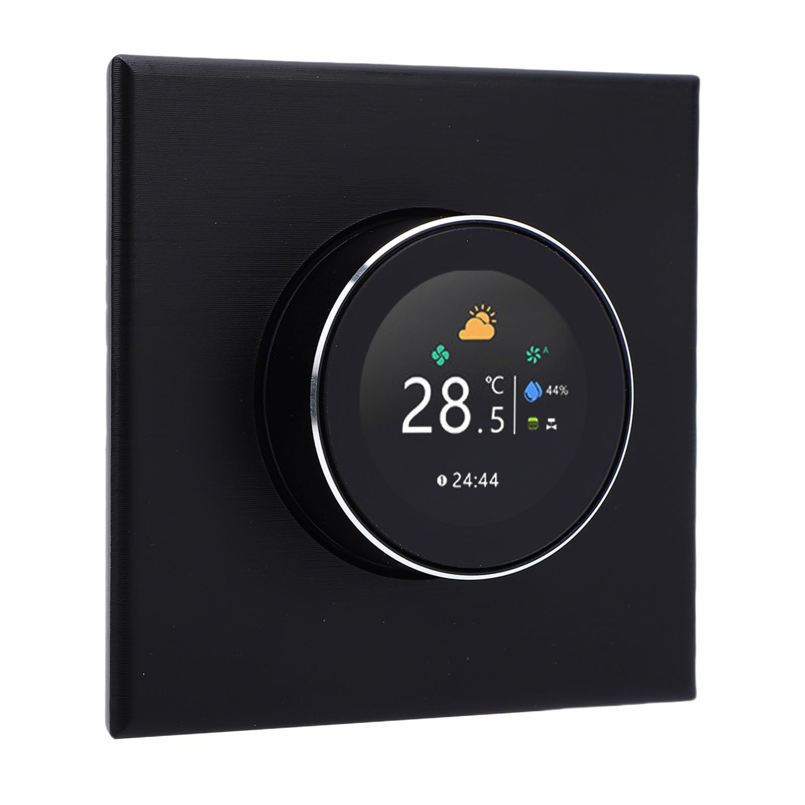Ausla Inteligentny Termostat WiFi, Kolorowe Pokrętło Wyświetlacza, Urządzenie do Regulacji Temperatury, Zakres od 5 do 95 F Ogrzewania i Chłodzenia Domu