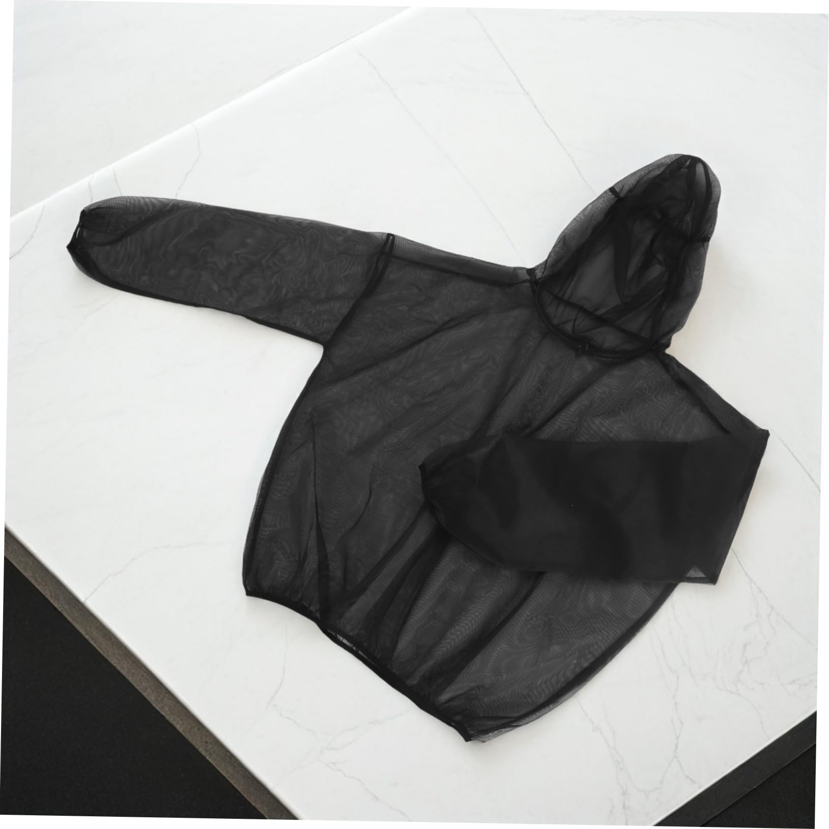 COLLBATH Moskitonetz Kleidung aus Mesh für Damen und Herren, Schwarz
