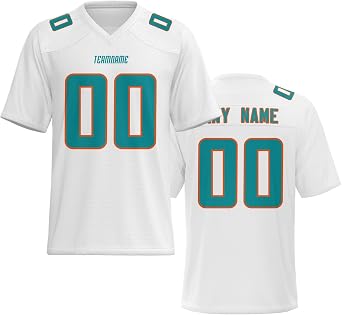 Custom Football Jersey - Personalized Football Jerseys Sport Shirts Printed/Stitched Name Number for Men Women Youth Kids