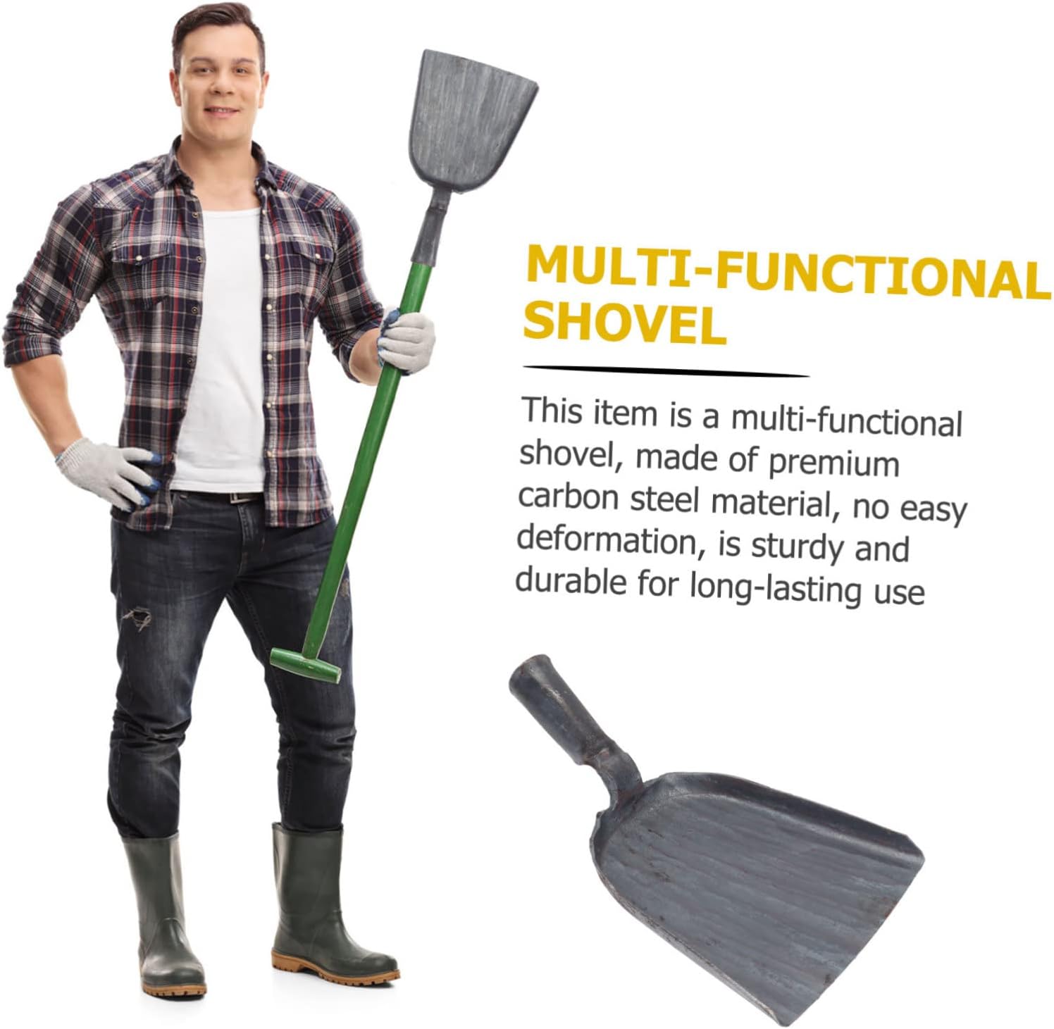 2pcs Strong Coal Shovel for Charcoal Ash BBQ Ash Shovels Mini Dust Pan