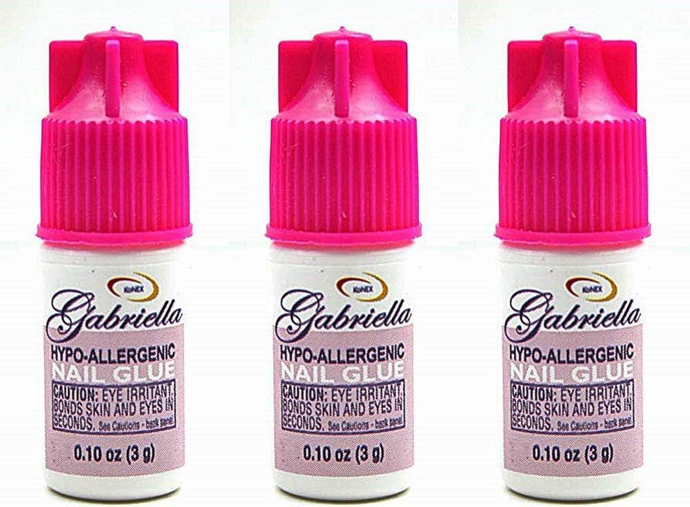 Gabriella Hypo-Allergenic Nail Glue .1 Oz (3 Pack)