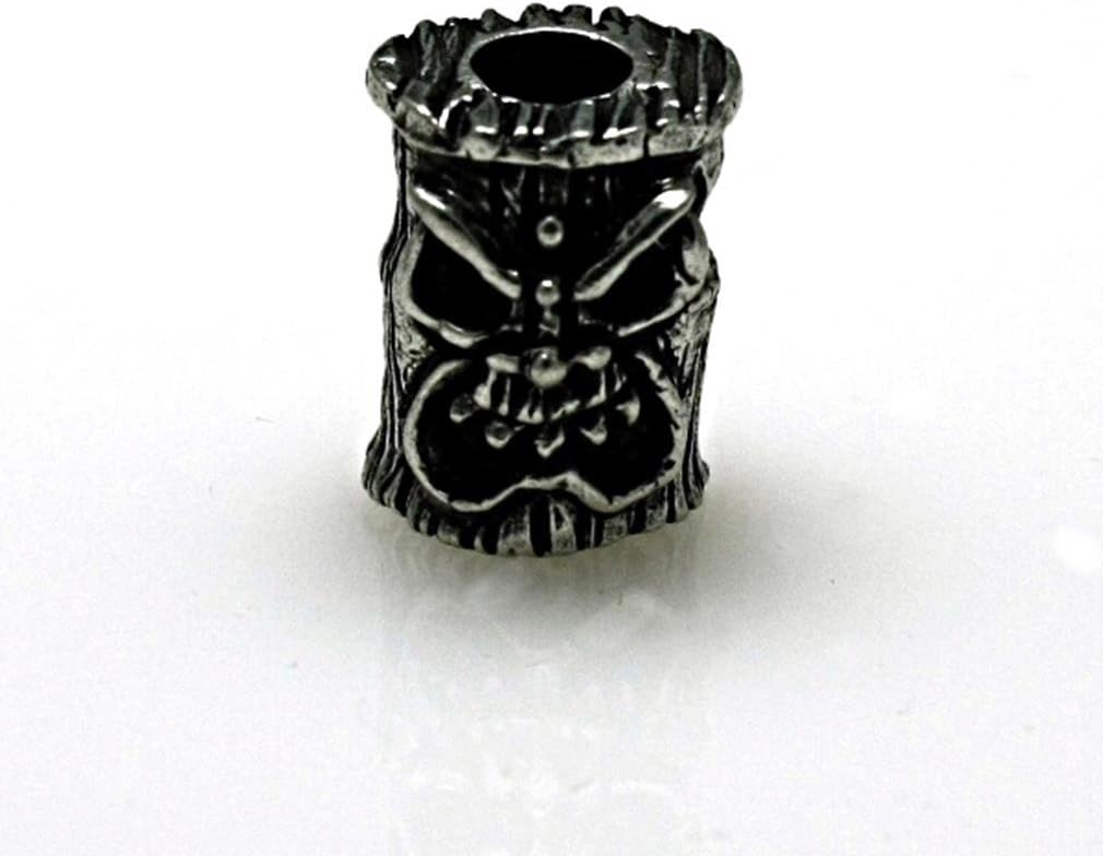 Schmuckatelli CO Ona Tiki Bead, Pewter,