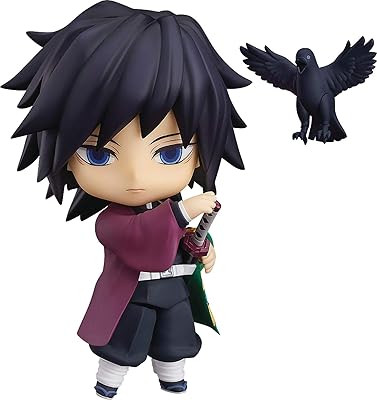 Good Smile Demon Slayer: Kimetsu no Yaiba: Giyu Tomioka Nendoroid Action Figure, Multicolor