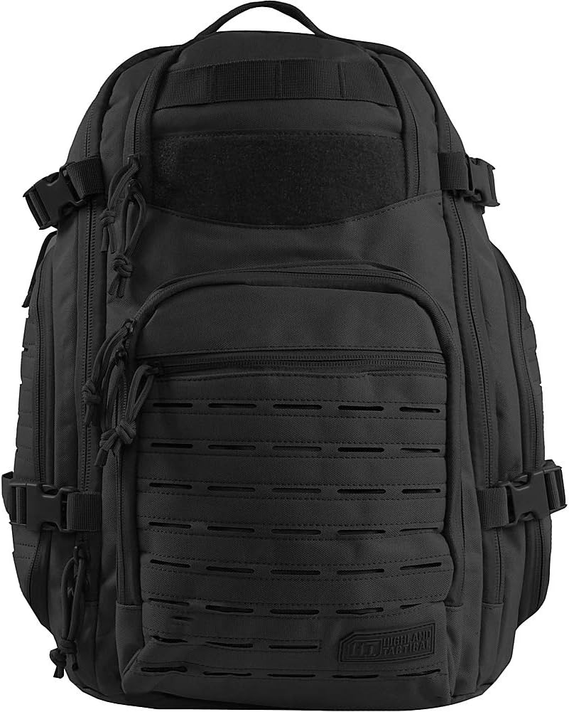HIGHLAND TACTICAL Men's Stealth, Black, One Size Casual