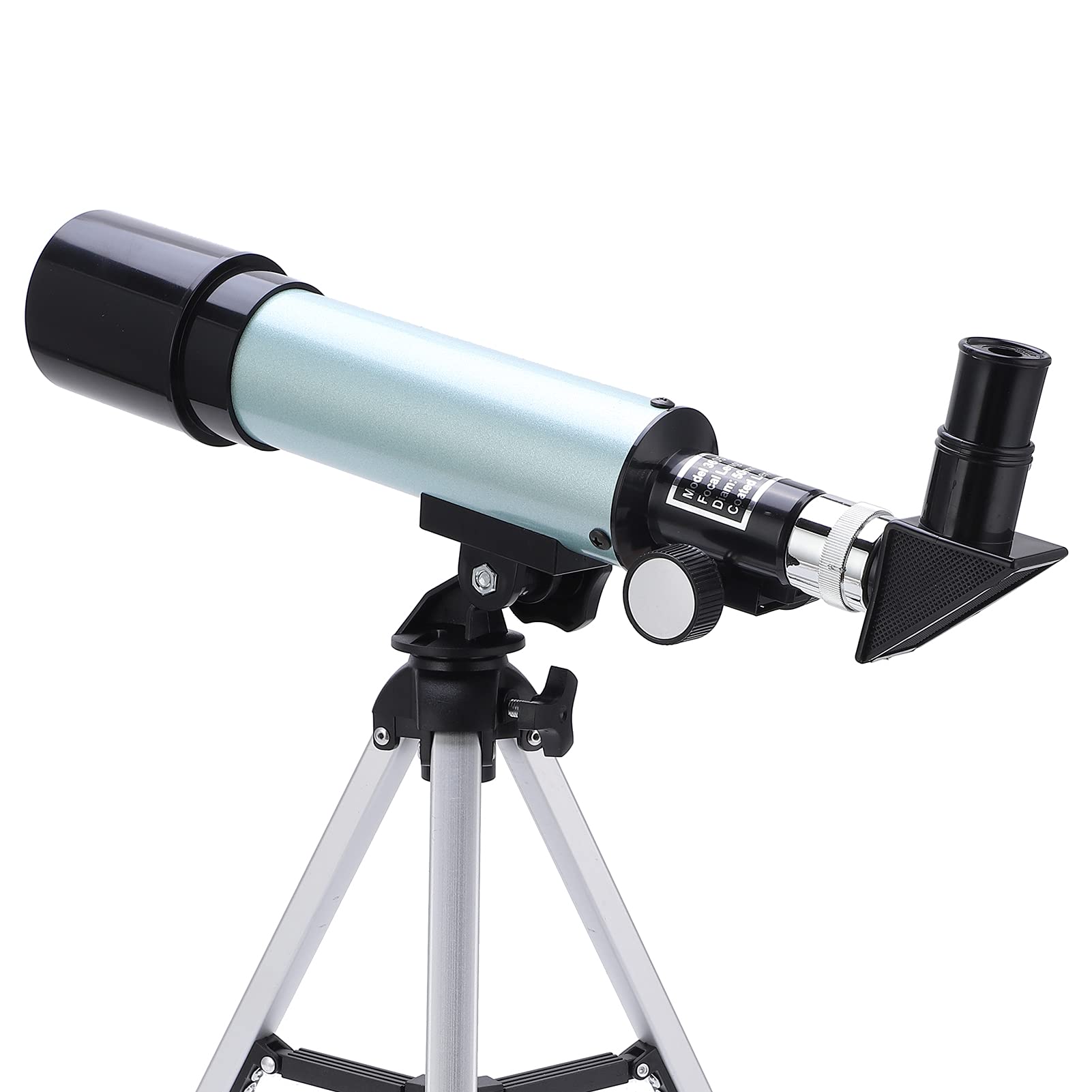 Télescope Compact pour Enfants et Débutants avec Grossissement 90X, Réglage Horizontal à 360°, Retournement Vertical à 240°, Convient aux Enfants de 6 Ans et Plus, Matière Plastique comme sur