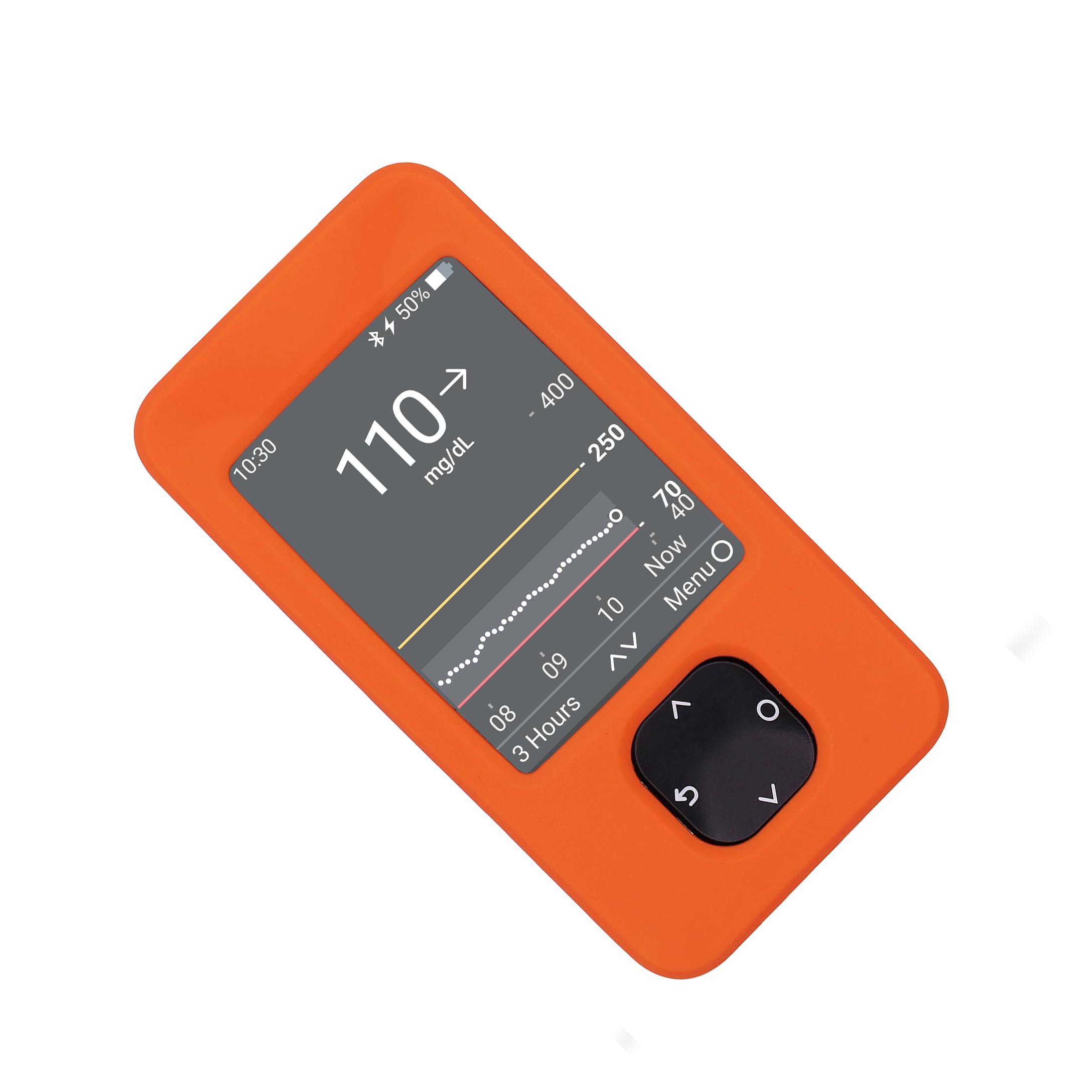 Silicone case for Dexcom G7 & G6 Receiver (Orange)