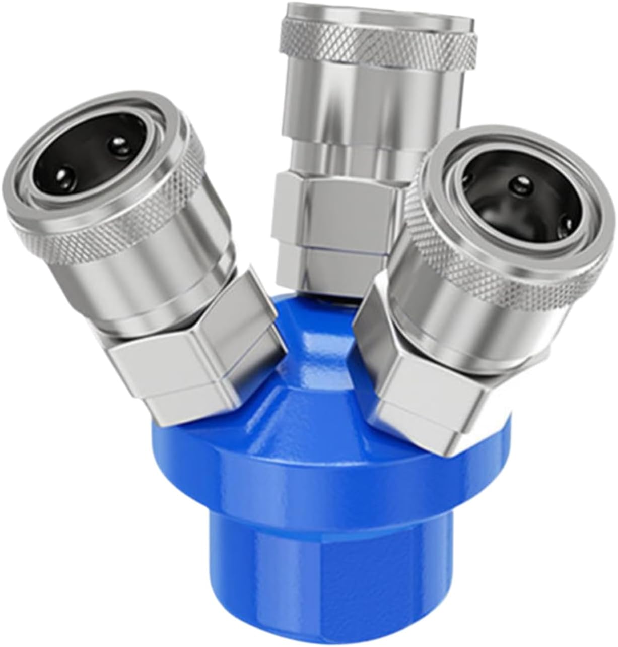 Quick connector C self-locking round two/tee; 2F+ Tee