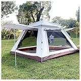 Tienda de campaña emergente para Festivales para 4 Personas a Prueba de Insectos, Puertas Dobles y Cuatro Ventanas Tienda Barata Tiendas de campaña Opacas Resistentes y livianas para Acampar,