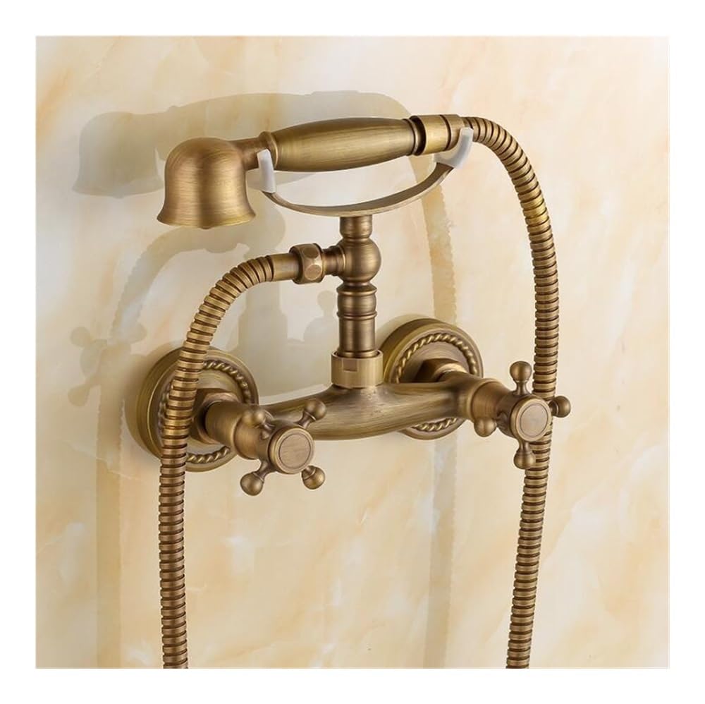 Blyqxs 6 Bathtub Faucets Wall Mounted Brushed Shower Faucets Torneiras Xt354