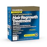 GoodSense Minoxidil Topical Solution USP, 5%, Hair Regrowth Treatment for Men, Extra Strength, 12 Fluid Ounces