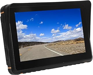 Motorcycle GPS, Waterproof Motorcycle GPS Navigation Device with 7in HD Display Touch Screen, Stable Connection, GPS Navig...