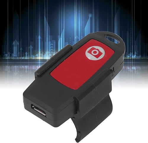 Miniatura 4 de Obturador remoto Bluetooth, obturador de cámara con control remoto Bluetooth, botón de selfie inalámbrico con soporte de fijación, obturador de