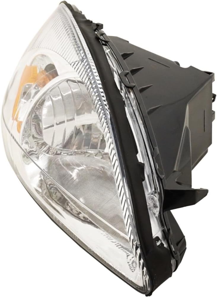 for Ford for Taurus 2000-2007 1pcs Headlight Right Clear Lens Chrome Interior w/Bulbs