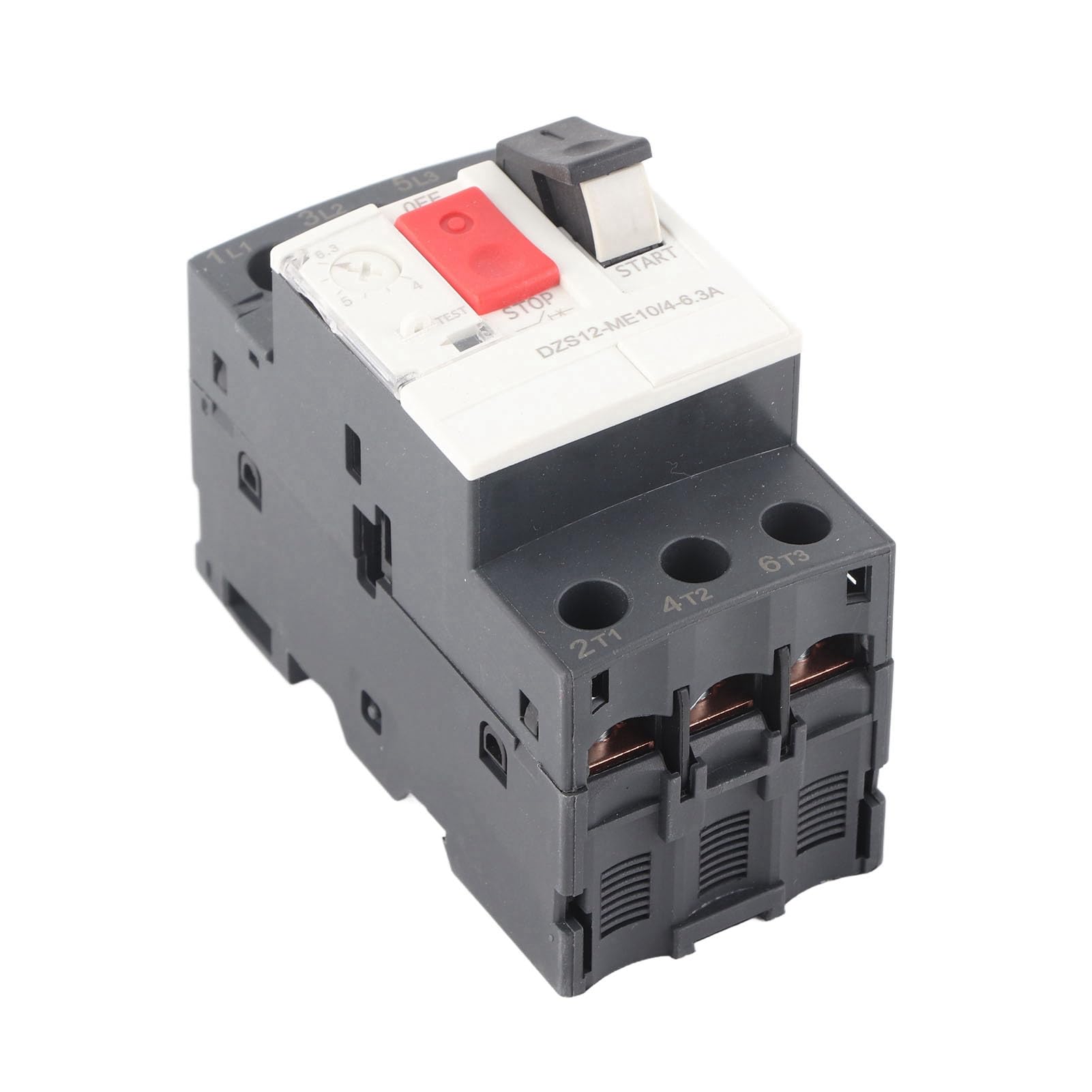 GV2-ME10C Disjoncteur de Moteur, AC690V, Protection Contre les Surcharges, Matériau ABS, Installation sur Rail 35mm, Tension Nominale 6KV, Type Bouton-Poussoir