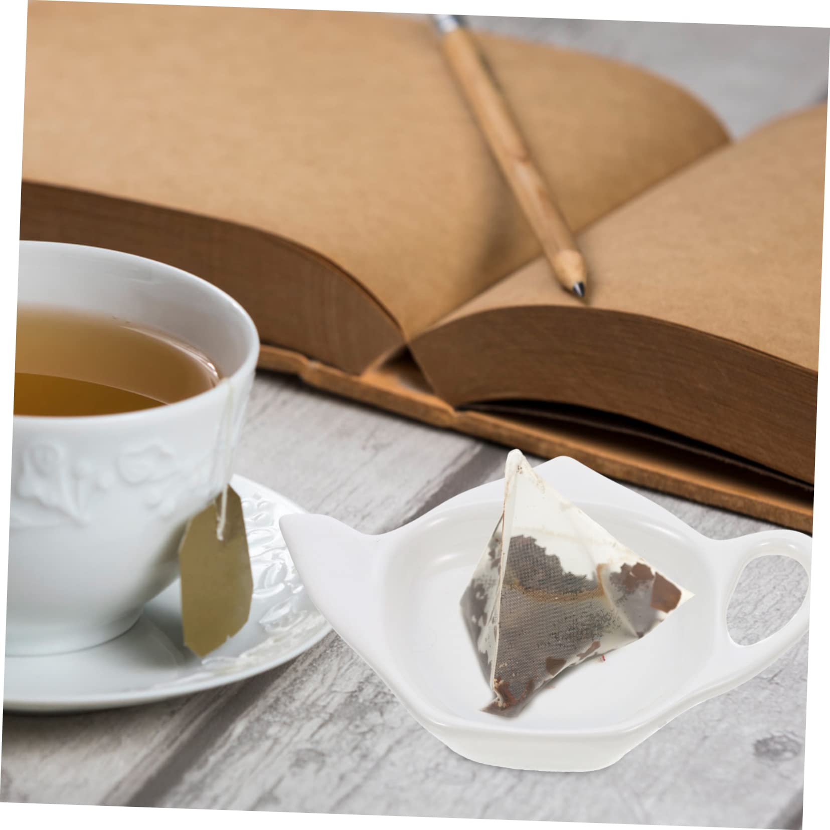 Porte-sachets de Thé en Céramique, Lot de 2 Pièces, pour Thé