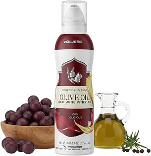 Olive Oil & Red Wine Vinegar Salad Spray, Vinaigrettes & Marinades, No Propellants, Quality Crafted in USA, Net Wt 4.7 oz